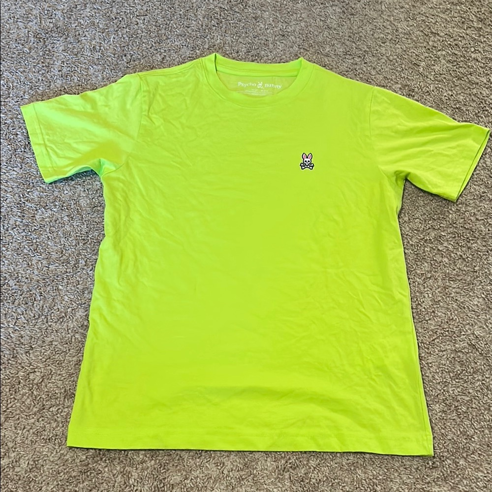 Psycho Bunny Junior’s Bright Lime T-Shirt